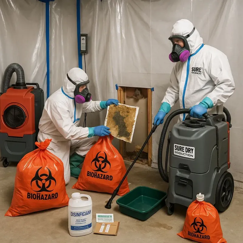 Contaminated Water Handling Protocols process in Lexington, NC