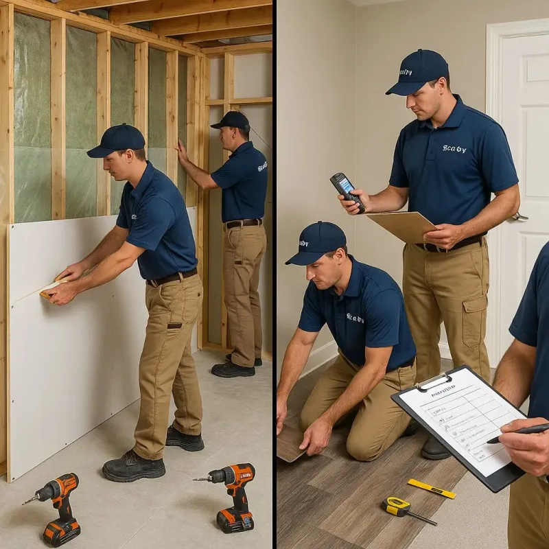 Repairs and Reconstruction process in Lexington, NC